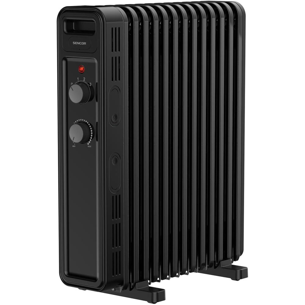 Oil filled radiator Sencor, black