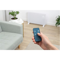 Smart wi-fi glass convection heater Sencor, white