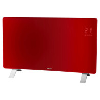 Smart wi-fi glass convection heater Sencor, red