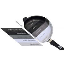 Frying pan 26cm, standard handle AMT Gastroguss