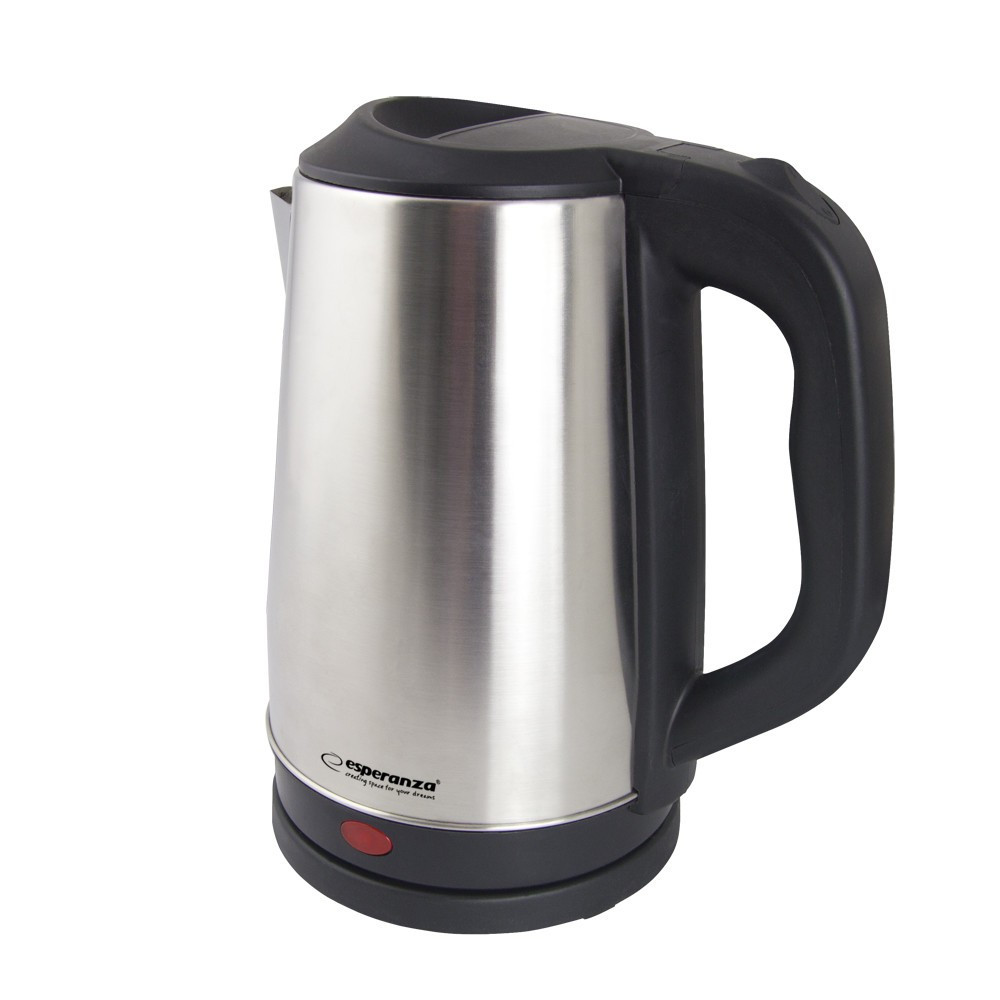 Electric kettle Tiber 2,5L stainless steel Esperanza, black