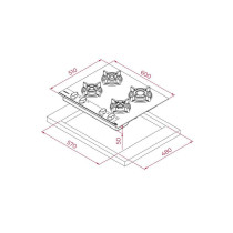 Built-in gas Hob Teka GBC 64-G1 GBC BM (E5)
