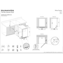 Wine cooler Dunavox