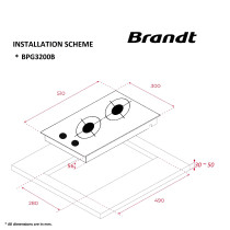 Gaasiplaat Brandt BPG3200B