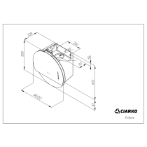 Hood Ciarko Design Eclipse white/gold