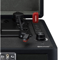 Suitcase turntable with speakers Lenco, black