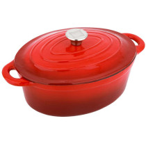 Malmpott CS Kochsysteme Xanten, 37 x 22 cm 090975, punane