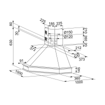 Hood Faber Ranch Corner 90 NF