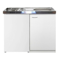 Miniköök külmiku, valamu ja 2 malmplaadiga