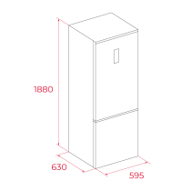 Free standing fridge Teka