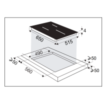 Induktsioonplaat De Dietrich Amplify DPI5652AB AutoLink