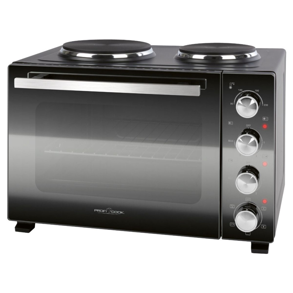 Mini oven with 2 hot plates Proficook