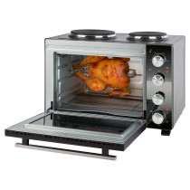 Mini oven with 2 hot plates Proficook