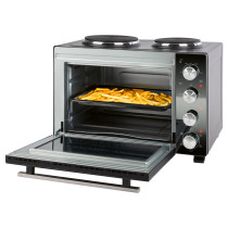 Mini oven with 2 hot plates Proficook