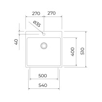Sink Teka stainless steel