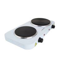 Electric double hot plate Esperanza, white
