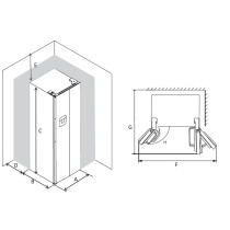 Side-by-side külmik Kluge KCSN577LD