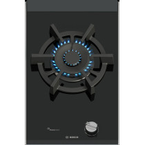 Series 8 Domino gas hob 30 cm Glass ceramic, Black