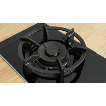 Series 8 Domino gas hob 30 cm Glass ceramic, Black