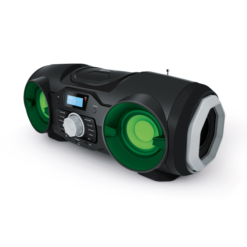 Boombox with CD, BT, MP3, USB, AUX Sencor