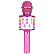 Karaokemikrofon kõlariga Manta MIC21PKL, roosa