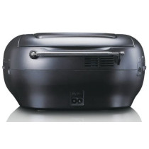 Portable DAB+/FM radio with bluetooth CD player, and large LCD colour display Lenco, black/ gray