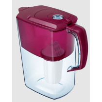 Water pitcher Atlant A5 with A5 cartridge (cherry)