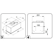 Built-in cooker hood DHG4573B