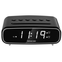 Radio alarm clock Sencor, black