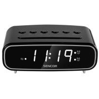 Radio alarm clock Sencor, black