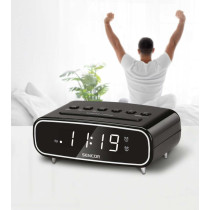 Radio alarm clock Sencor, black