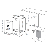 Built in dishwasher Beko
