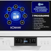 Dishwasher Bomann, white