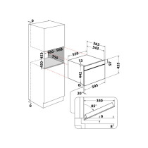 Integreeritav mikrolaineahi Whirlpool Kitchen Only WCW11O7HTSB