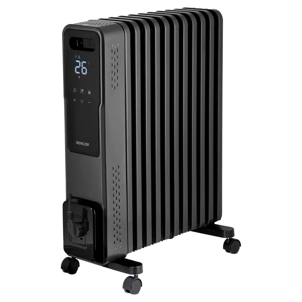 Oil filled radiator Sencor, grey