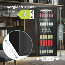 Klaasuksega joogikülmik Bomann KSG7292B