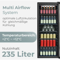 Klaasuksega joogikülmik Bomann KSG7292B