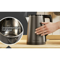 Kettle ProfiCook, charcoal grey