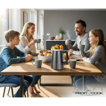 Kettle ProfiCook, charcoal grey