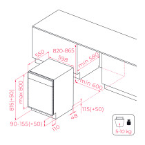 Built-in dishwasher Teka