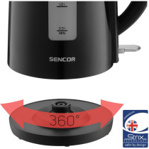 Veekeetja Sencor SWK2710BK, must