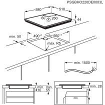 AEG TO64IB00IB Tasapinda süvistatav
