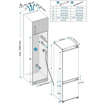 Built-in fridge Kluge