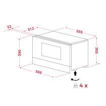 Built in microwave oven Teka Van Gogh