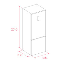 Free standing fridge Teka Van Gogh