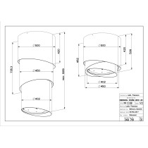 Cooker hood Faber Pareo Plus Tibetian Silver