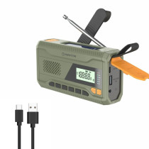 Portable alarm radio with solar panel Manta