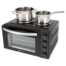 Electric oven Clatronic with 2 hot plates