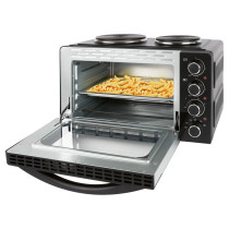 Electric oven Clatronic with 2 hot plates