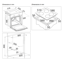 Built-in cooker-set Bomann
